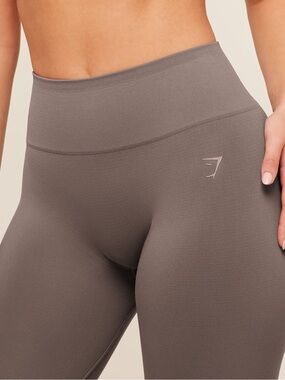 Gymshark Seamless High-Waist Soft Sculpt Leggings in Taupe Gray